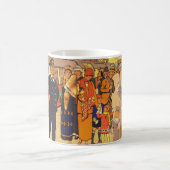 ヴィンテージ広告のロンドン・アンダーグラウンド用ポスター コーヒーマグカップ (中央)