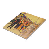 ヴィンテージ広告のロンドン・アンダーグラウンド用ポスター タイル (側面)