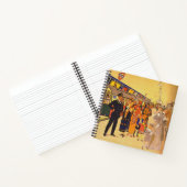 ヴィンテージ広告のロンドン・アンダーグラウンド用ポスター ノートブック (内部)