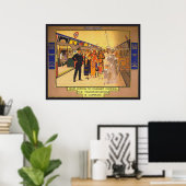 ヴィンテージ広告のロンドン・アンダーグラウンド用ポスター ポスター (ホームオフィス)