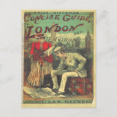 ヴィンテージ広告のロンドン・イングランド旅行ガイド ポストカード (正面)