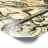 ヴィンテージ広告の商人のポスター フォトプリント            (角)