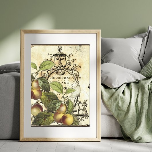 ヴィンテージ広告の商人のポスター フォトプリント           