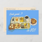 ヴィンテージ広告の広告おいしそうか？IS ポストカード (正面/裏面)