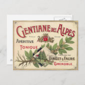 ヴィンテージ広告はがき ポストカード (正面/裏面)