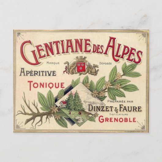 ヴィンテージ広告はがき ポストカード (正面)