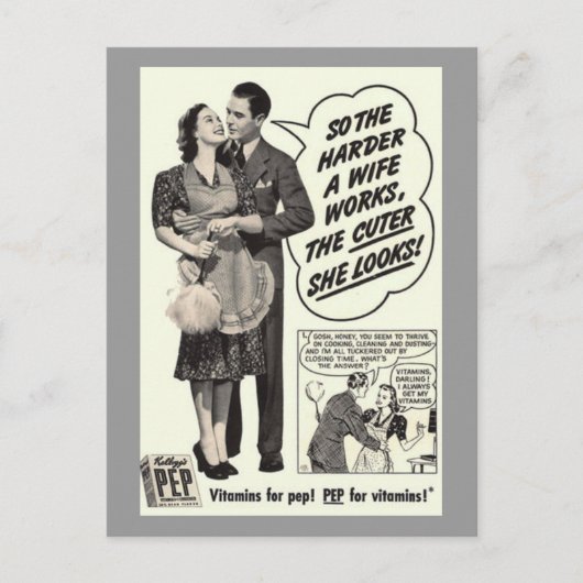 ヴィンテージ広告はがき ポストカード (正面)