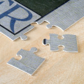 ヴィンテージ広告アールヌーボーのポスター – Peacock ジグソーパズル (側面)