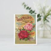 ヴィンテージ広告グリーティングカード任意の大事な行事 ポストカード (スタンド正面)