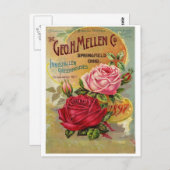 ヴィンテージ広告グリーティングカード任意の大事な行事 ポストカード (正面/裏面)