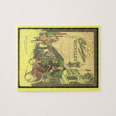 "ヴィンテージ広告コロンビア自転車1917 " ジグソーパズル (横)