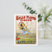 ヴィンテージ広告サーカス：ベソン高線法 ポストカード (スタンド正面)