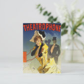 ヴィンテージ広告シアターのポスタ絵画ー・アート ポストカード (スタンド正面)