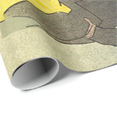 ヴィンテージ広告シアターのポスタ絵画ー・アート ラッピングペーパー (ロールコーナー)