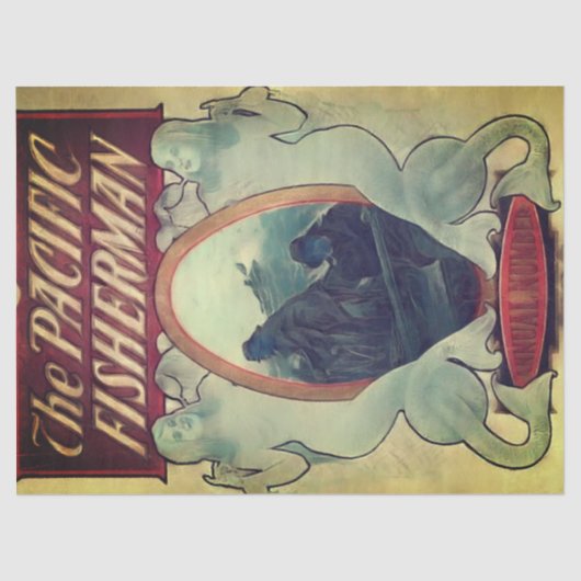 ヴィンテージ広告ティッシュペーパー 薄葉紙 (正面)