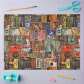 ヴィンテージ広告ティッシュペーパー 薄葉紙 (クラフト)