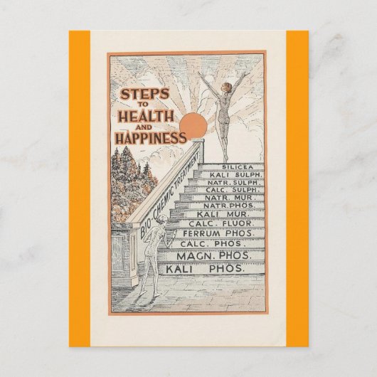 ヴィンテージ広告ビタミンハガキ ポストカード (正面)