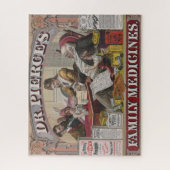 ヴィンテージ広告ピエースの家族の薬。 ジグソーパズル (縦)