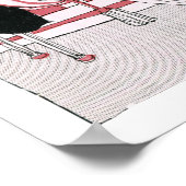 ヴィンテージ広告ファッションのポスターまたはプリント ポスター (角)