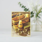 ヴィンテージ広告フラスコ ポストカード (スタンド正面)