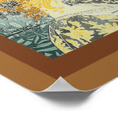 ヴィンテージ広告フランスのクッキーアートポスター ポスター (角)