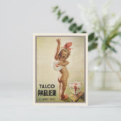 ヴィンテージ広告ポスターに可愛いベビーが付いたはがき ポストカード (スタンド正面)