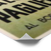 ヴィンテージ広告ポスターのかわいいベビーのポスター ポスター (角)