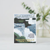 ヴィンテージ広告ポスターのポストカード ポストカード (スタンド正面)