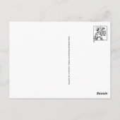 ヴィンテージ広告ポスターのポストカード ポストカード (裏面)