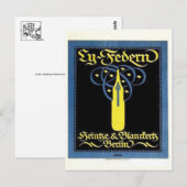 ヴィンテージ広告ポスターのポストカード ポストカード (正面/裏面)