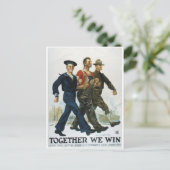 ヴィンテージ広告ポスターのポストカード ポストカード (スタンド正面)