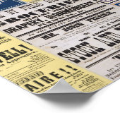 ヴィンテージ広告ポスターまたはデコページ ポスター (角)