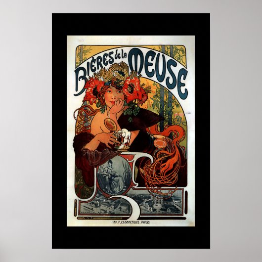 ヴィンテージ広告ポスターパリ ポスター (正面)