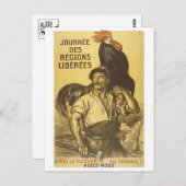 ヴィンテージ広告ポスターポストカード ポストカード (正面/裏面)