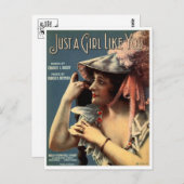 ヴィンテージ広告ポスターポストカード ポストカード (正面/裏面)