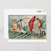 ヴィンテージ広告ポスターポストカード ポストカード (正面/裏面)