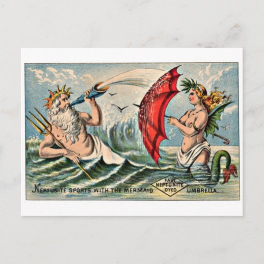 ヴィンテージ広告ポスターポストカード ポストカード (正面)