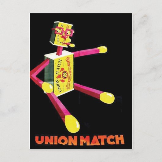 ヴィンテージ広告ポスターポストカード ポストカード (正面)