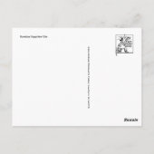 ヴィンテージ広告ポスターポストカード ポストカード (裏面)