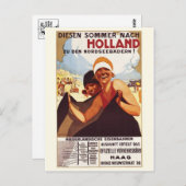 ヴィンテージ広告ポスターポストカード ポストカード (正面/裏面)