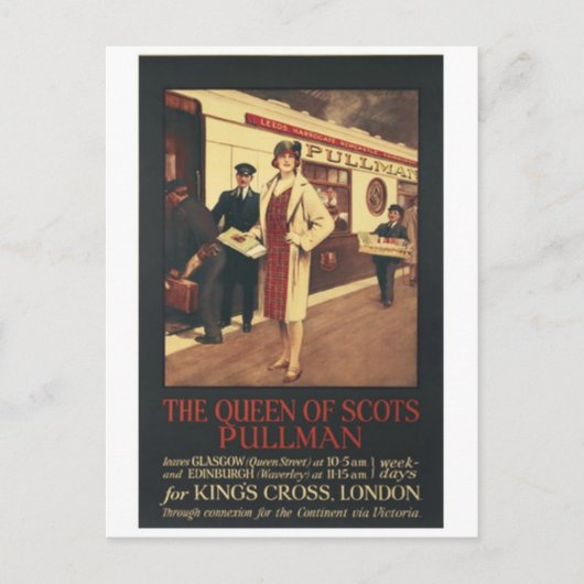 ヴィンテージ広告ポスターポストカード ポストカード (正面)