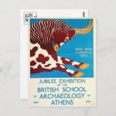 ヴィンテージ広告ポスターポストカード ポストカード (正面/裏面)