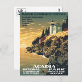 ヴィンテージ広告ポスターポストカード ポストカード (正面/裏面)