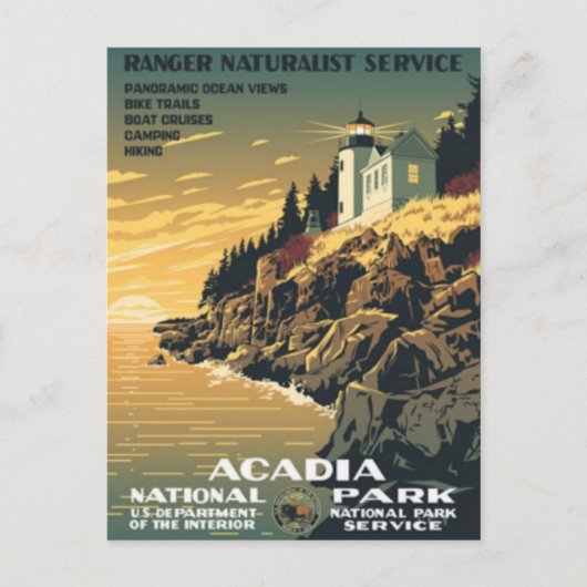 ヴィンテージ広告ポスターポストカード ポストカード (正面)