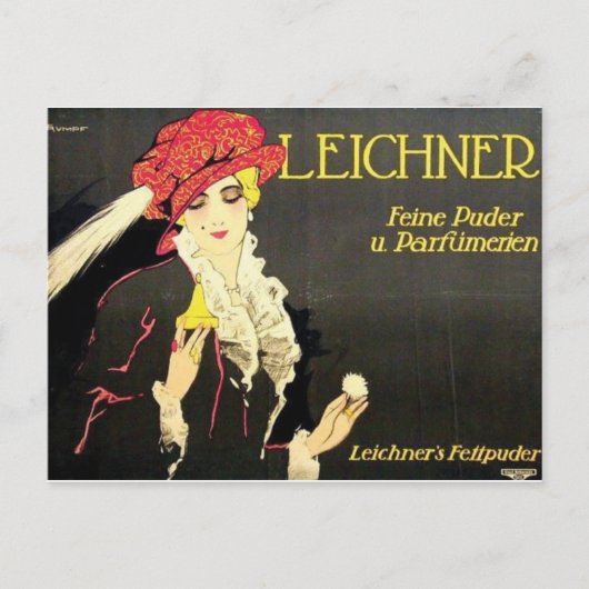 ヴィンテージ広告ポスターポストカード ポストカード (正面)