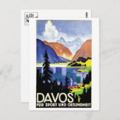 ヴィンテージ広告ポスターポストカード ポストカード (正面/裏面)