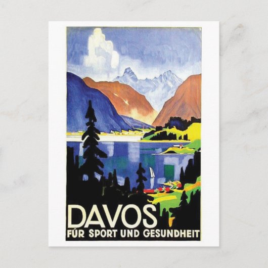 ヴィンテージ広告ポスターポストカード ポストカード (正面)