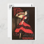 ヴィンテージ広告ポスターポストカード ポストカード (正面/裏面)