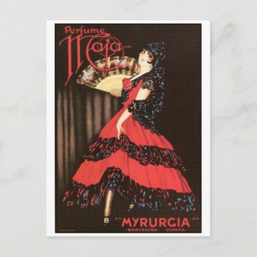 ヴィンテージ広告ポスターポストカード ポストカード (正面)