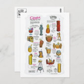 ヴィンテージ広告ポスターポストカード ポストカード (正面/裏面)